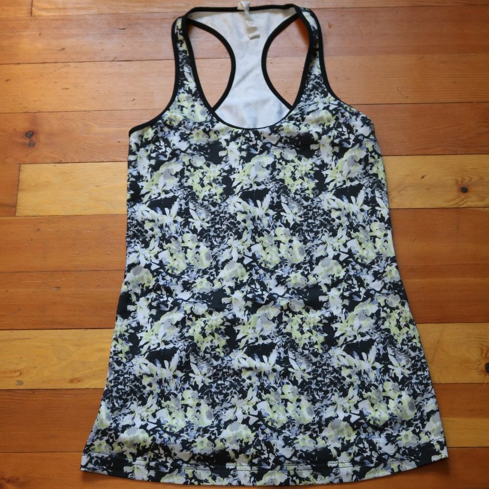 Floral Lululemon tank top